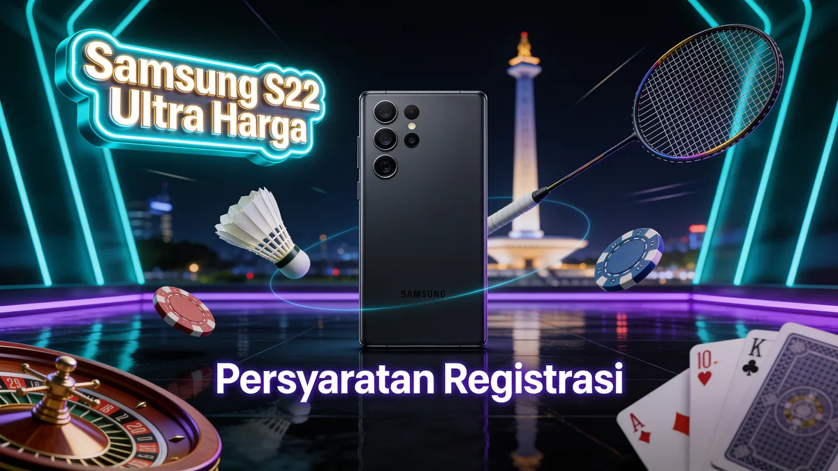 Persyaratan Registrasi: panduan samsung s22 ultra harga untuk pemain di Indonesia